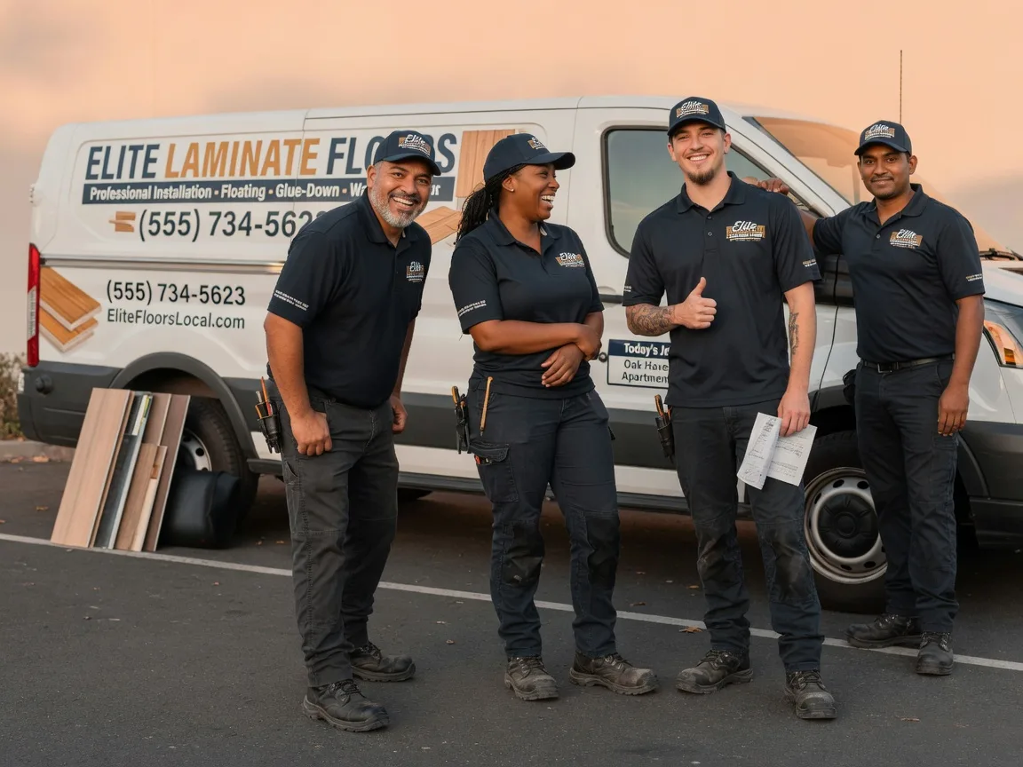Laminate flooring installation company in New London, IA